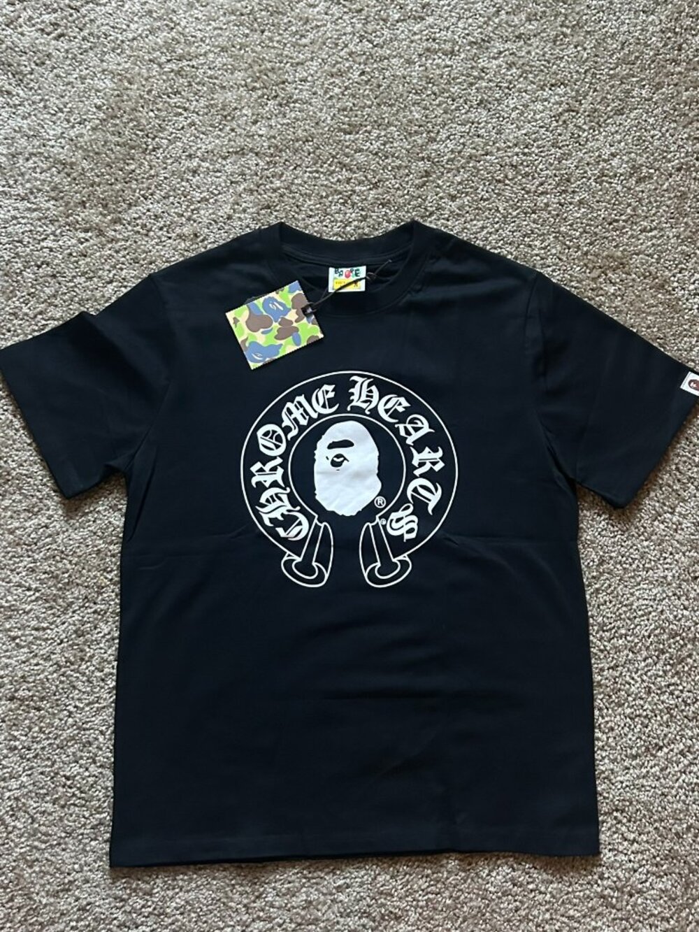Chrome Hearts x Bape Tee Medium Black
